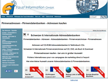 Tablet Screenshot of adressdatenbanken.ch